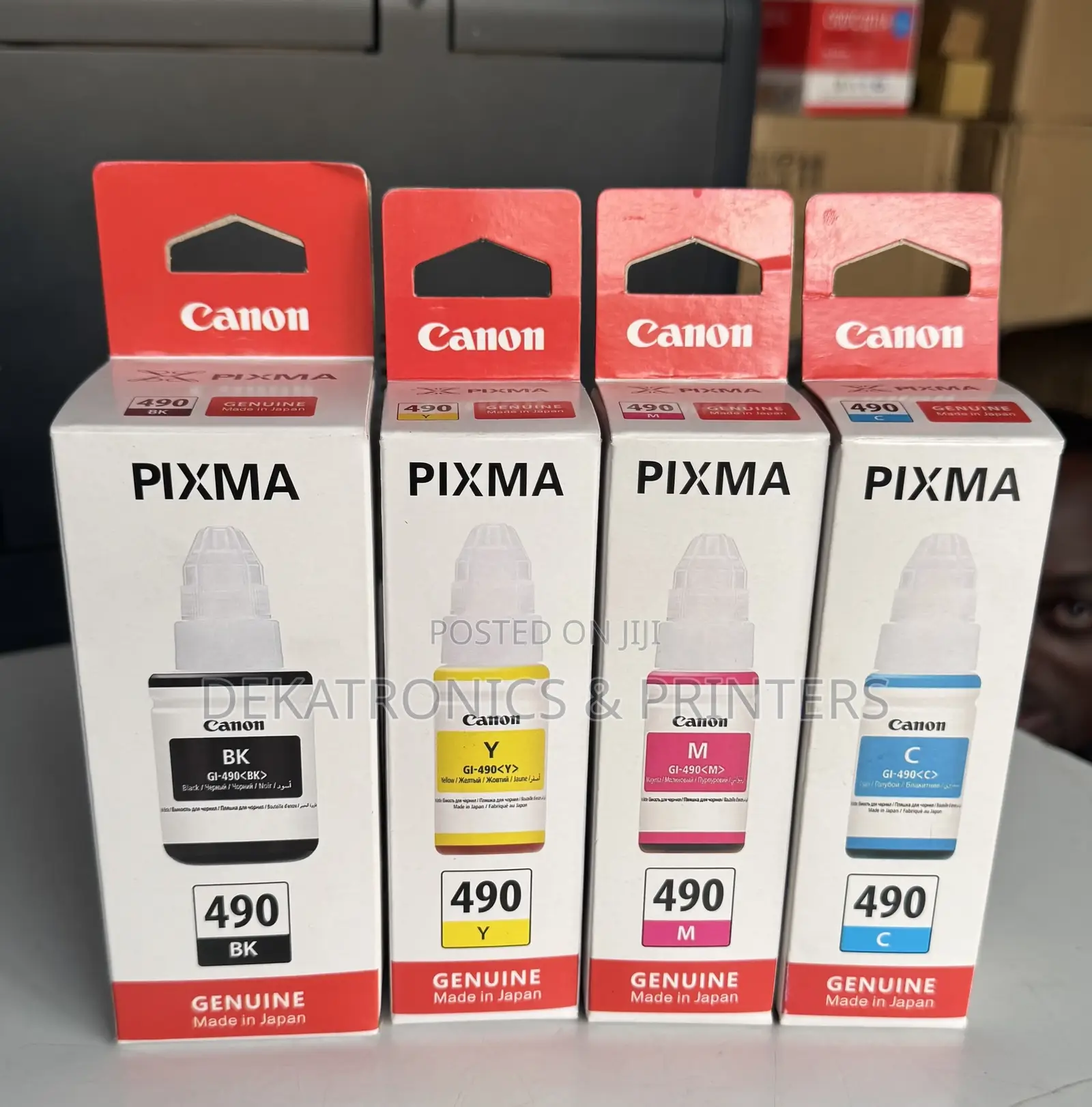 Boxed Genuine Canon 490 Inks