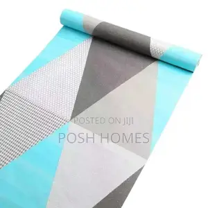 Blue Multi Coloured Floral Self Adhesive Vibrant Style Wallpapers
