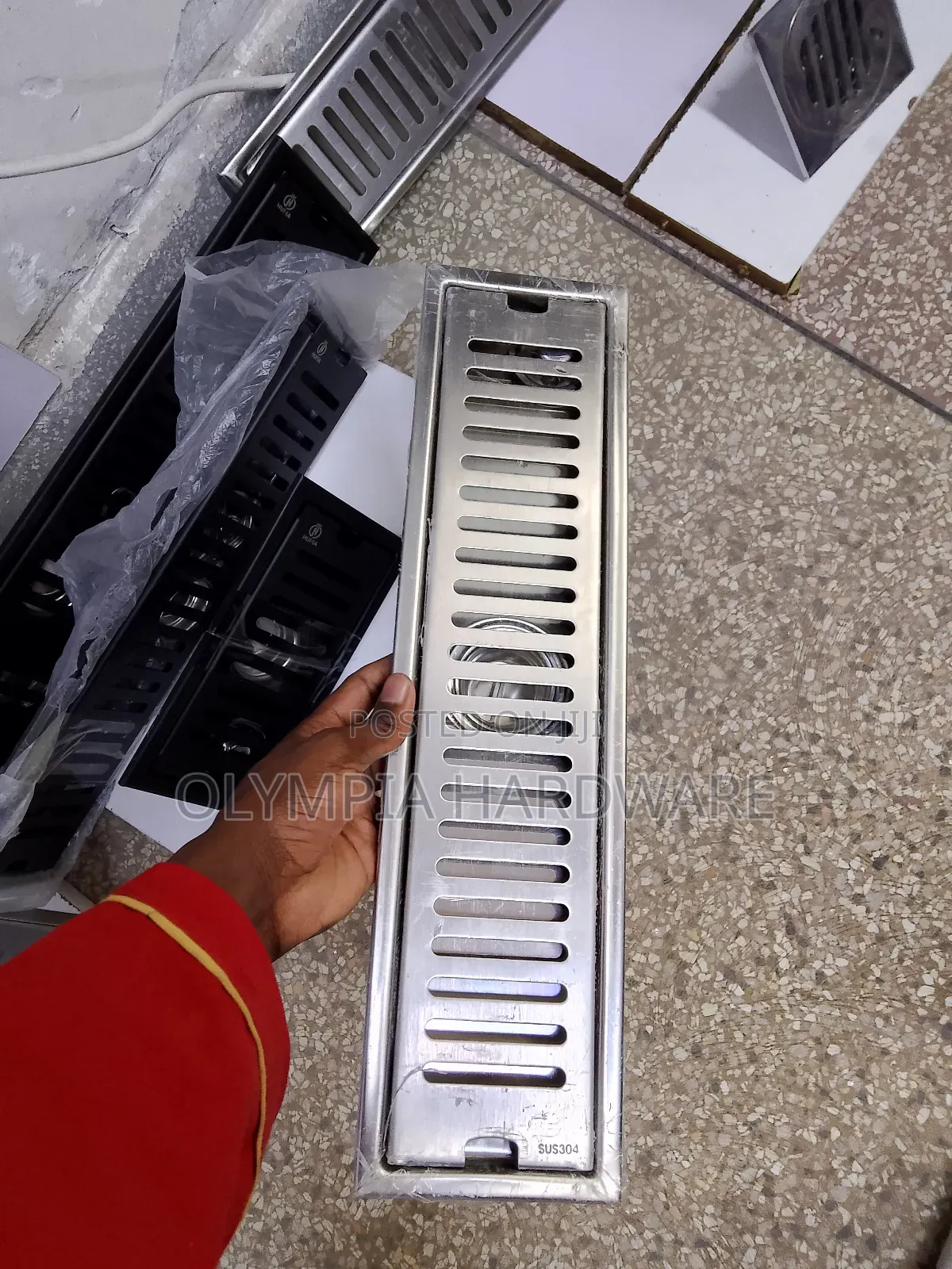 Silver Floor Drain (40cm )