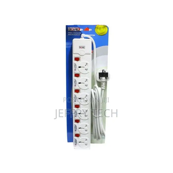 Borl 6ways Heavy Load Extension Cable -Grey