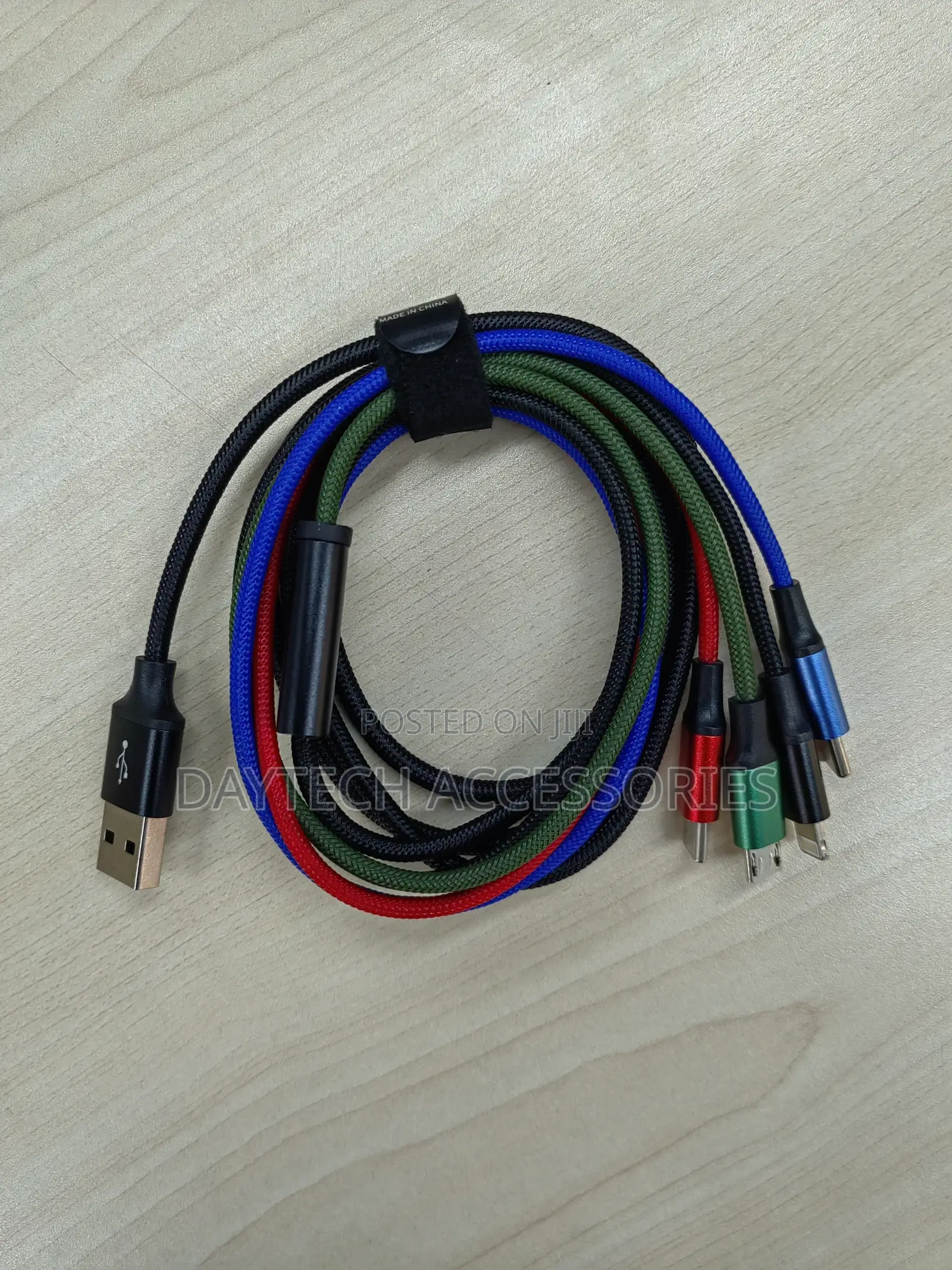 Baseus Rapid Series 4-in-1 Data/Charging Cable - 1.2m - Black