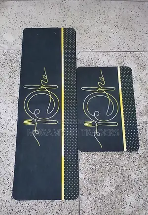 Kitchen Mats/2pc Rubber Mat Non Slide