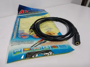 3.5 Mm Jack Male to Female Auxiliary Audio Cable