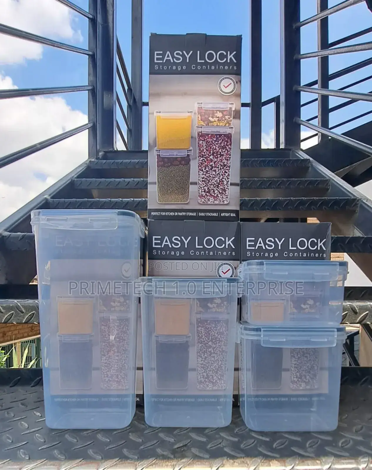 Easy Look 4 Storage Containers-0. 8,1.4,2,2.8 Litres
