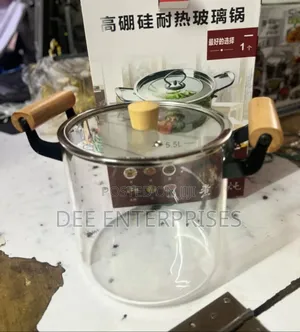 5.5 Borosilicate Glass Cooking Pot