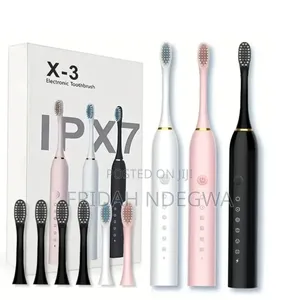 *Sonic Electric Toothbrush 3 Brush Heads for Adults I