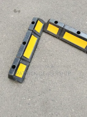 Reflective Rubber Wheel Stopper