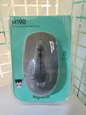 Brand New Genuine Logitech M190 Wireless Mouse, Black