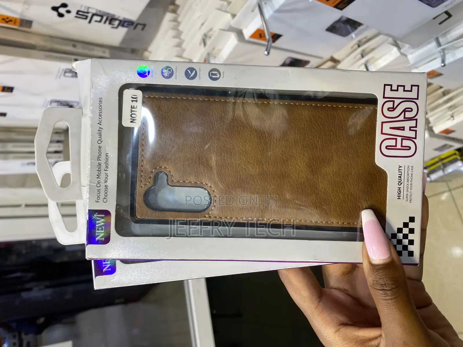 Olixar for Samsung Galaxy Note 10 Plus Genuine Leather Back Case