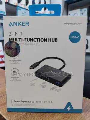 Powerexpand 3-in-1 Usb-C Pd Multi-Function Hub 100w Pd Adapter.