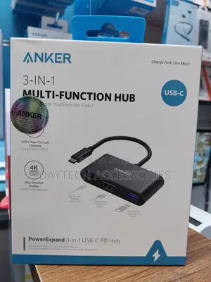 Powerexpand 3-in-1 Usb-C Pd Multi-Function Hub 100w Pd Adapter.