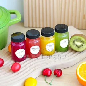 Set of 6 Ginger Shots Glass Bottles