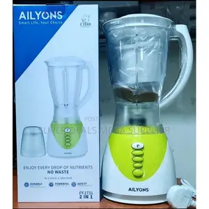 Kitchen Essential Ailyons 1.8l 2-in-1 Strong Motor Blender and Grinder