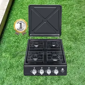Stylish and Reliable Nunix Table Top Gas Cooker With 4 Burners