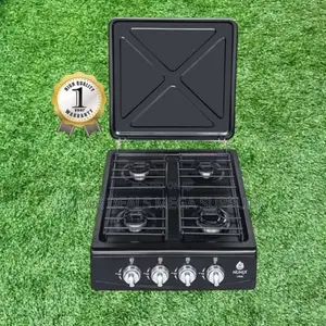 Portable and Easy to Use Nunix Table Top 4 Gas Burners Cooker