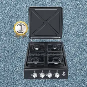 Energy Saving Nunix 4 Burner Table Top Gas Cooker Ideal for Home Use