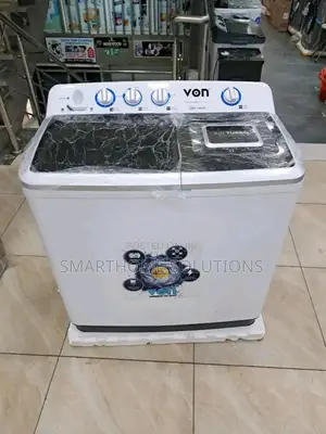 2. Built for Tough Loads – Von 13kg Twin Tub Washer