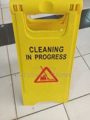 Cleaning In Progress Sign Board
