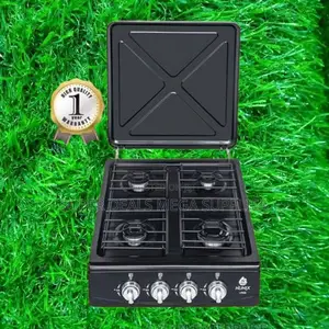 Easy to Maintain Durable Nunix Table Top Gas Cooker With 4 Burners