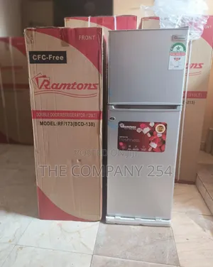 Ramtons Rf/173, 2 Door Fridge, 128 Litres - Silver