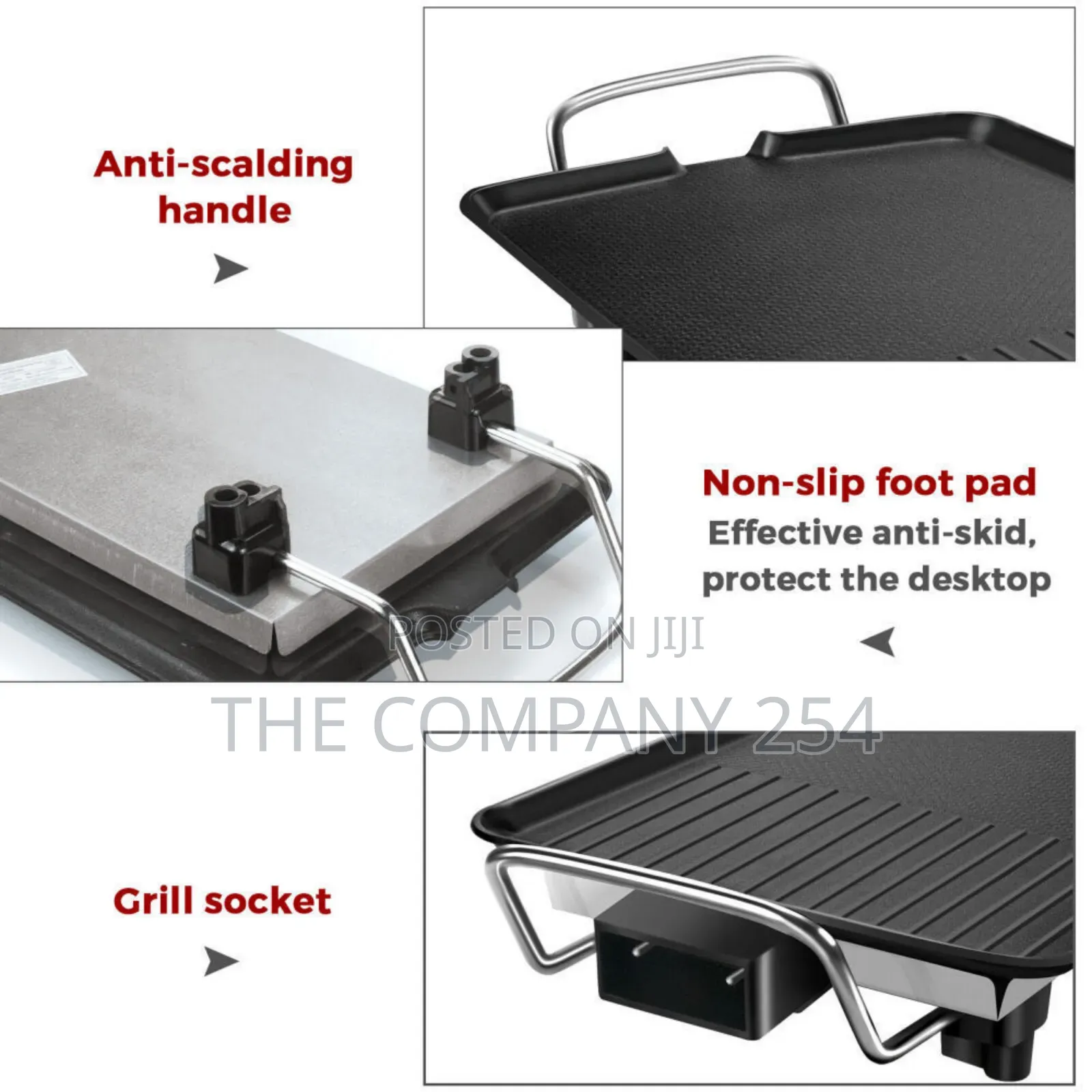 *Electric BBQ Grill Pan, Baking Grill Tray.
