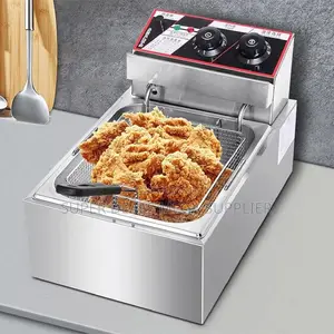 Adjustable Temperature 6l Capacity Stainless Steel Electric Deep Fryer