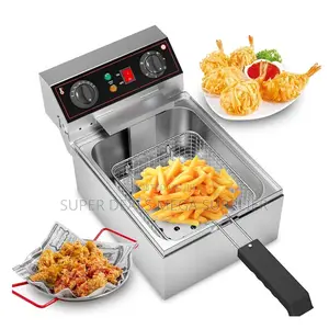 Restaurant Quality Fryer 6 Litres Deep Fryer Electric With Single Tank