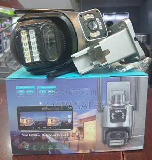 Weatherproof Outdoor Scenarios Wifi Dual Lens Icsee Solar PTZ Camera
