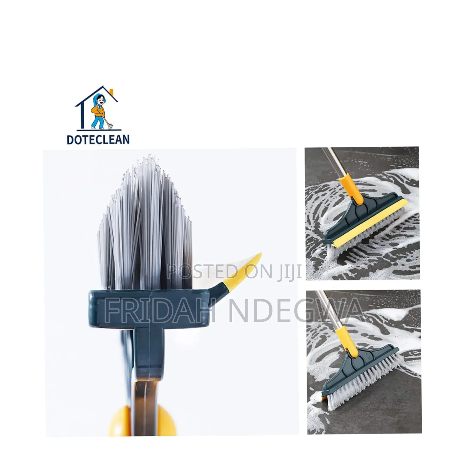 2 in 1 v-Shape Magic Broom and Squeegee