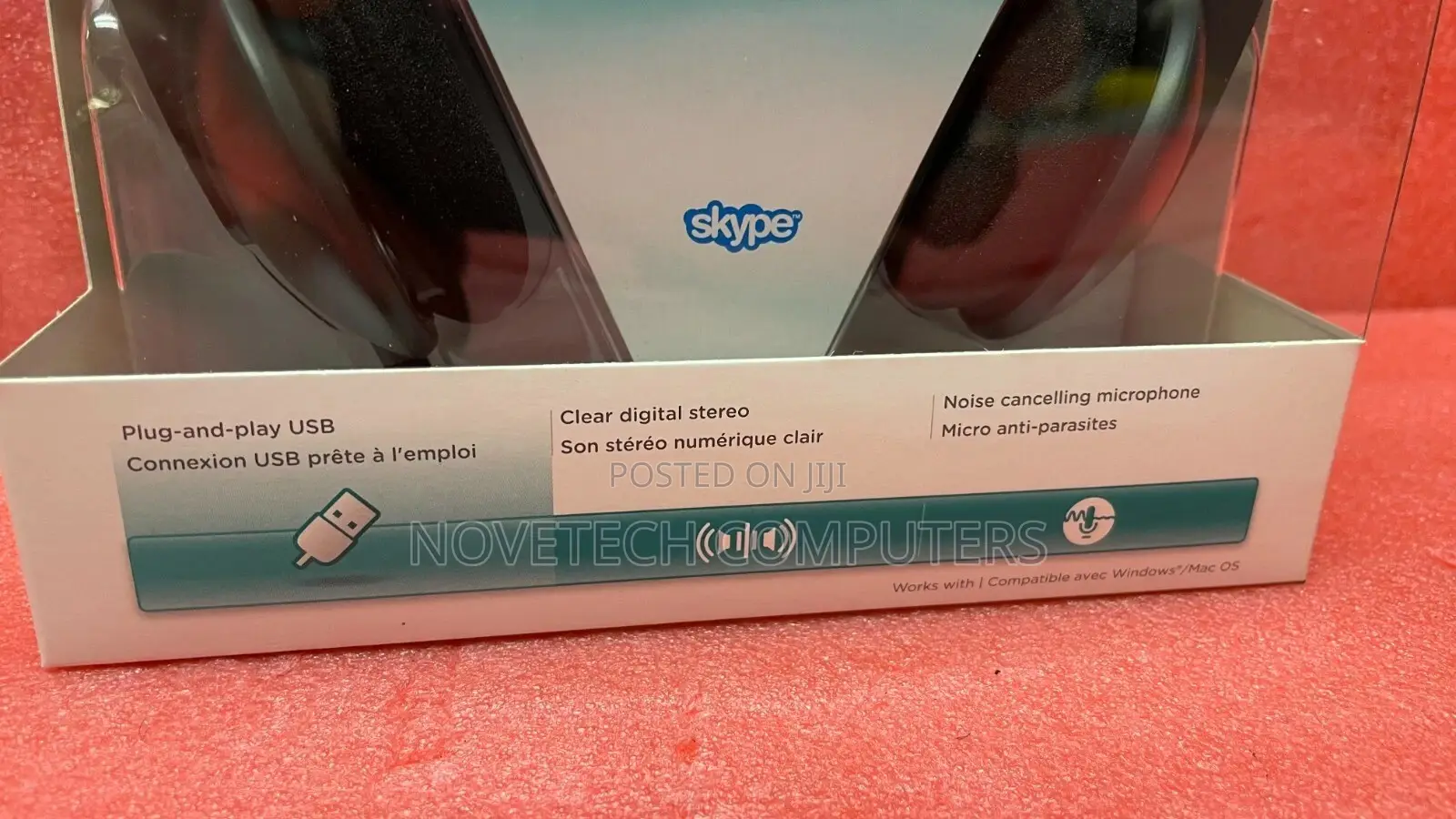 Genuine Brand New Logitech H340 Usb Headset Noise-Canceling Microphone