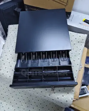 Automatic Metal 5 Trays Cash Box Cash Drawer High-Quality Abs Material