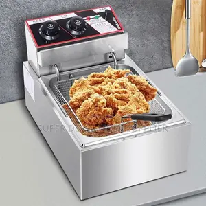 Stainless Steel Commercial 6l Electric Adjustable Temperature Fryer