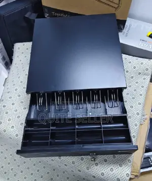 5 Tray Automatic Cash Drawerwith Removable Drawer Box, 5 Bill/5 Coin