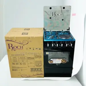Durable Free Standing 50x60cm Cooker With Oven and Glass Top Cover