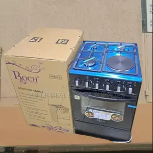 50x60cm Glass Top Free Standing Cooker 3 Gas Burners and Oven Combo