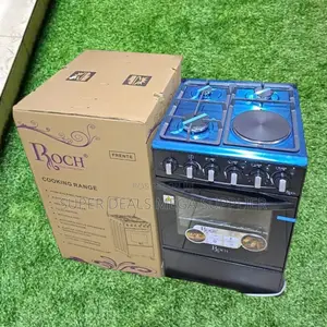 Free Standing Cooker 50x60cm With Auto Ignition and Glass Top Cover