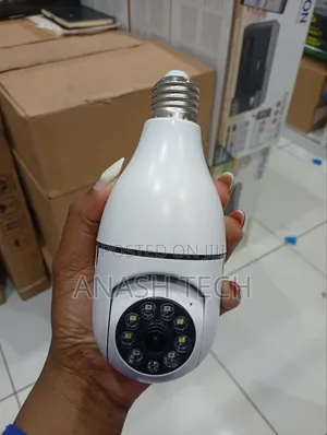 Wireless Wifi Bulb Camera Night Vision PTZ Bulb Camera