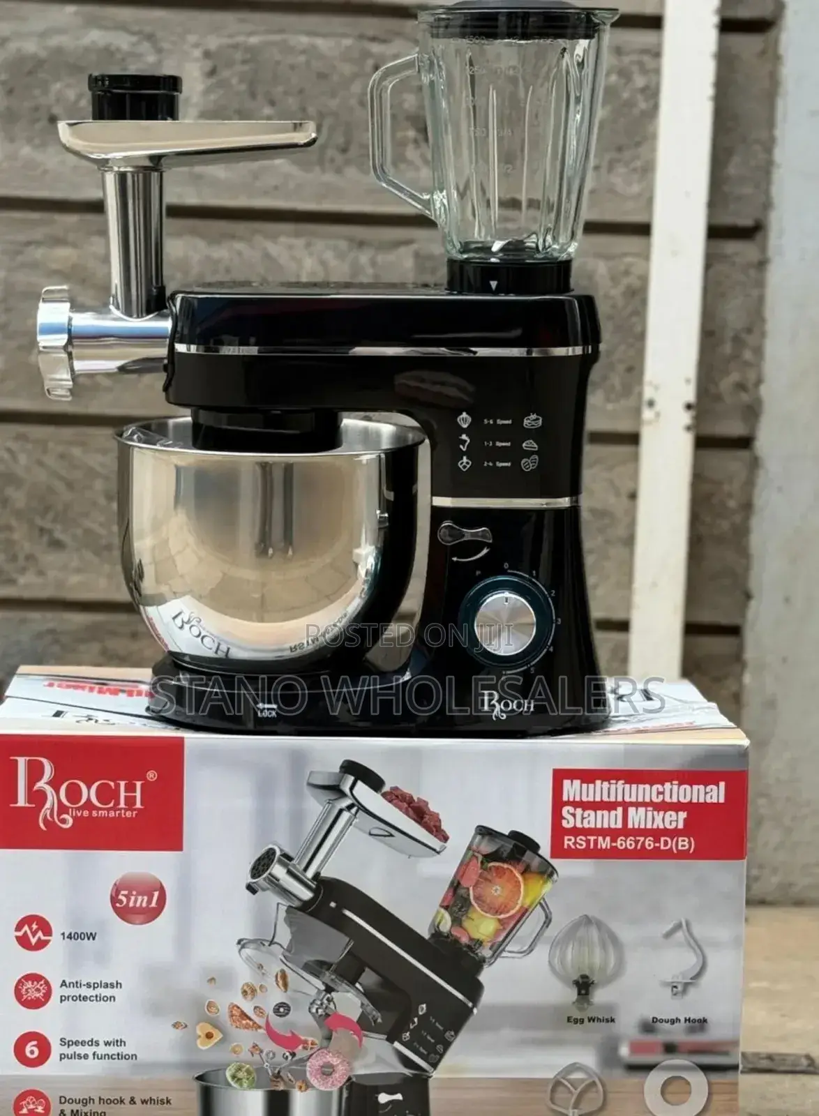 5 in 1 Roch Multifunctional Stand Mixer