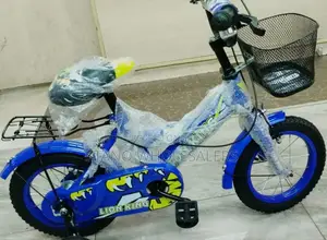 Blue Size 12 Bike With Trainer Wheels
