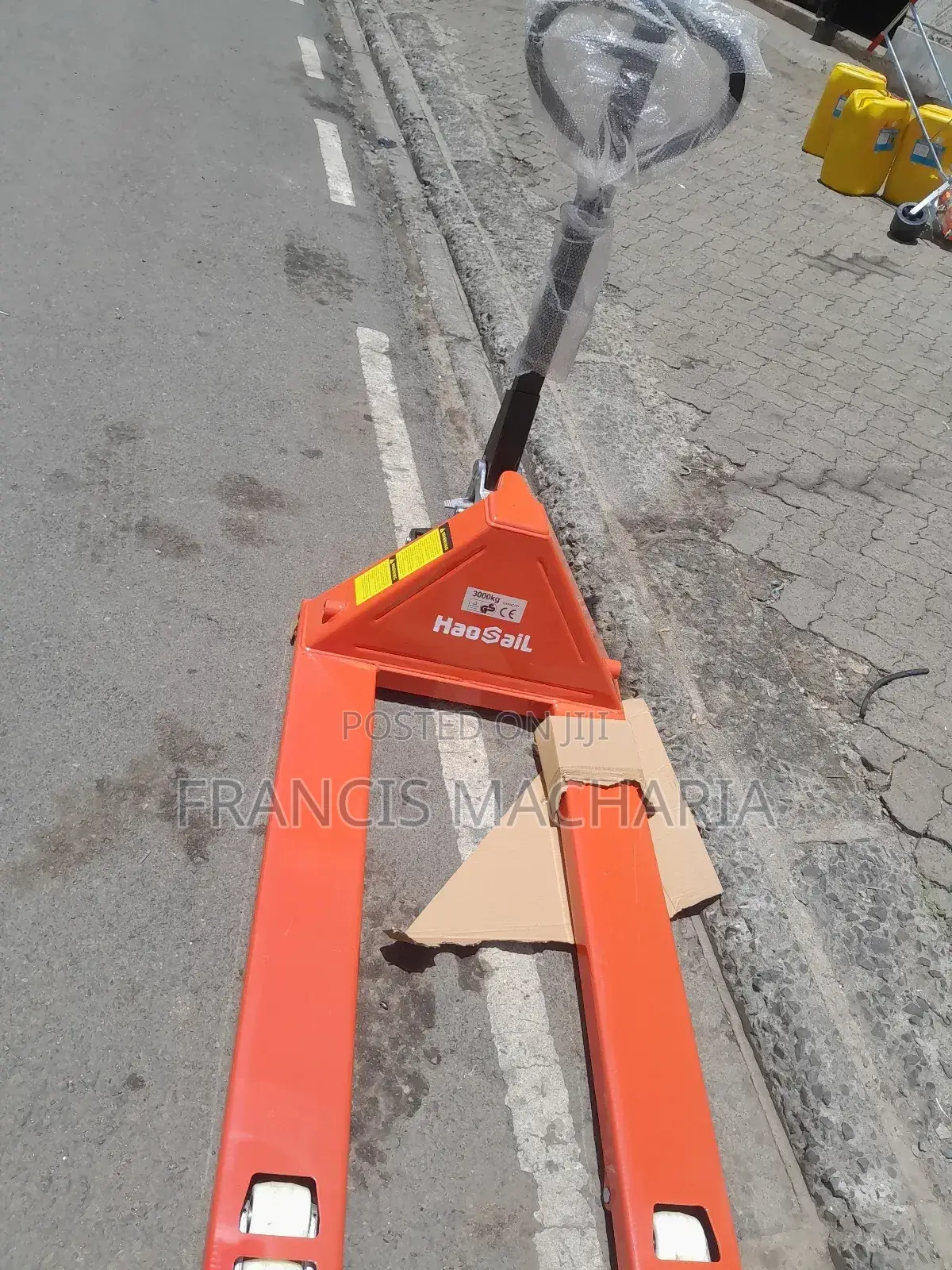 Durable Manual Hydrolic Pallet Stacker