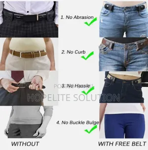 Buckless Free Size Belt