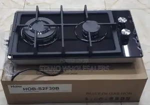 Haier 2 Burner Glass Inbuilt Cooker