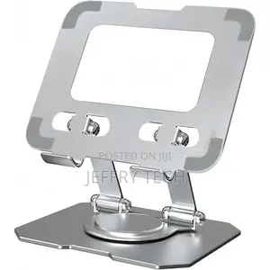 Foldable Aluminum Alloy Tablet and Laptop Desk Stand With Adjustable