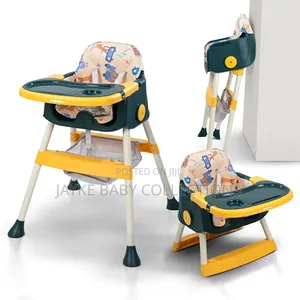 3-in-1 Adjustable Baby High Chair With Tray