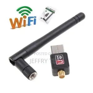 Black Usb Wireless Wifi Adapter 2.4ghz 300mbps - Black