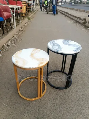 2 Coffee Tables, With Marble Tops 