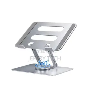 360 Rotate Foldable Notebook Stand Holder Aluminum Alloy Adjustable La