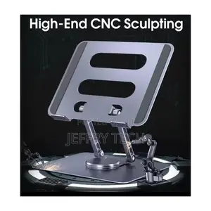 360 Rotate Foldable Notebook Stand Holder Aluminum Alloy Adjustable La