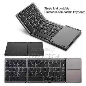 Mini Foldable Keyboard Touchpad Bluetooth-Compatible 3.0 Foldable Wire