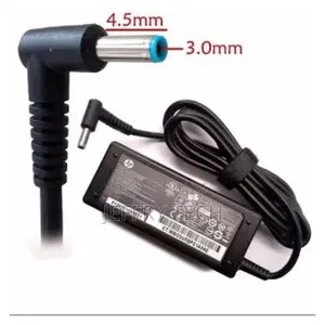Hp Genuine Adapter Small Blue Pin Charger - Black